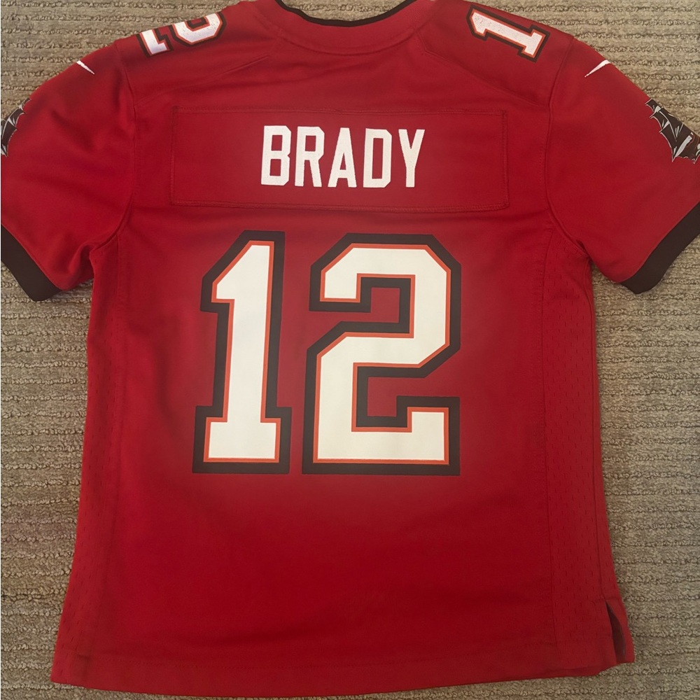 Tom Brady Red Buccaneers Jersey #12 Super Bowl LV.